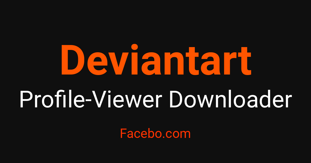 Generic Deviantart Profile Deviantart Profile Viewer - Access Profiles with Complete Anonymity ...